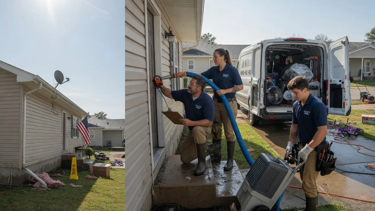 Ceiling Water Damage Restoration in New Richmond, WV near me